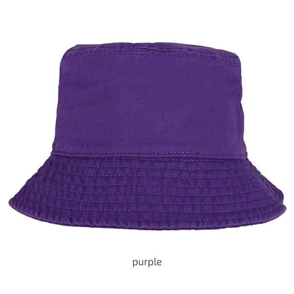 Cotton Bucket Hat for Outdoor Hiking