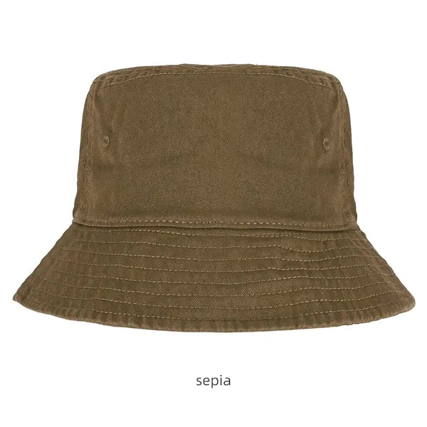 Cotton Bucket Hat for Outdoor Hiking
