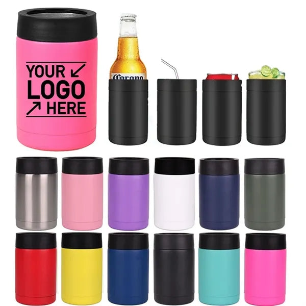 12 oz Stainless Steel Insulated Can & Bottle Cooler