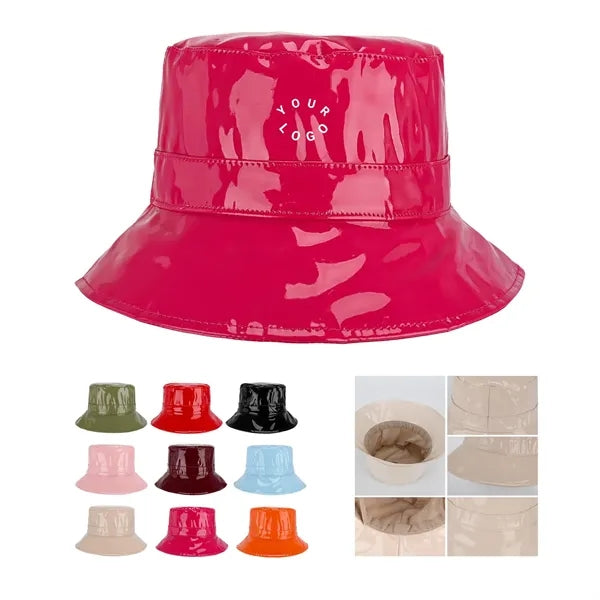 PU Leather Bucket Hat for All Seasons