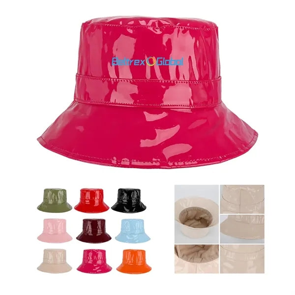 PU Leather Bucket Hat for All Seasons