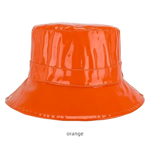 PU Leather Bucket Hat for All Seasons