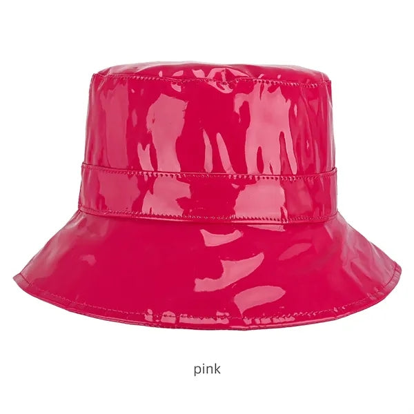 PU Leather Bucket Hat for All Seasons