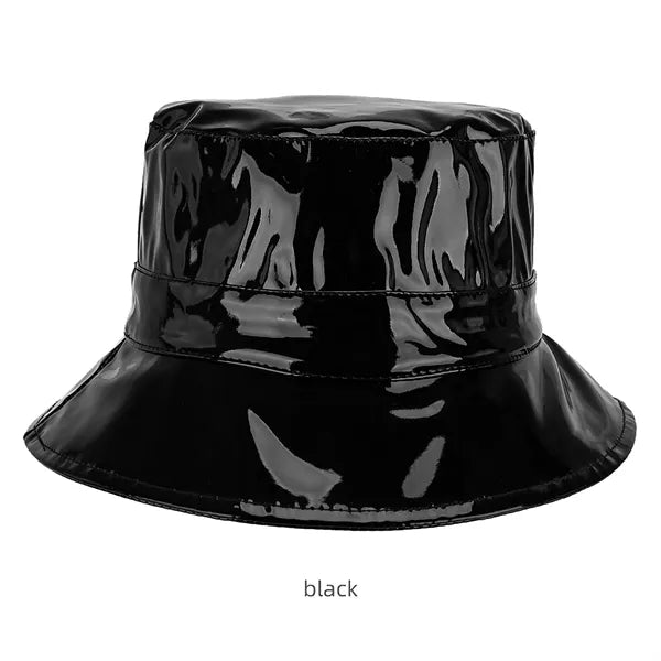 PU Leather Bucket Hat for All Seasons