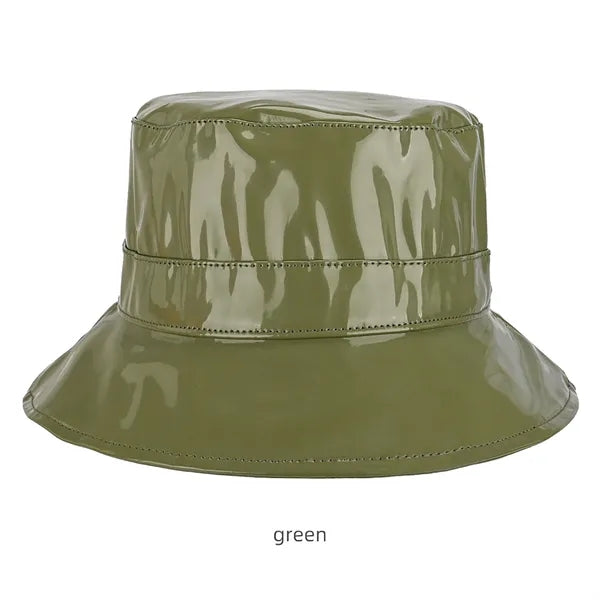 PU Leather Bucket Hat for All Seasons