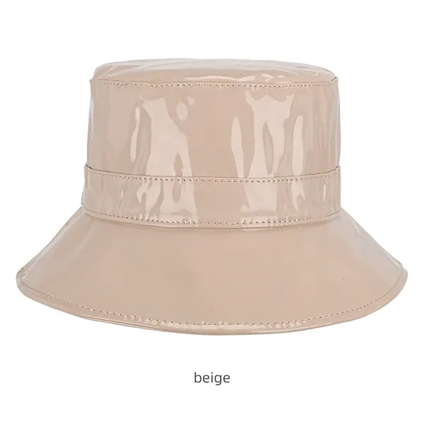 PU Leather Bucket Hat for All Seasons