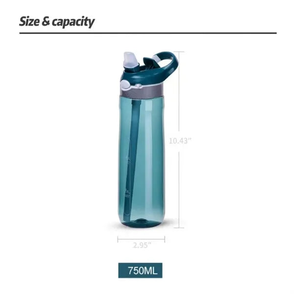Tritan plastic sports water bottle