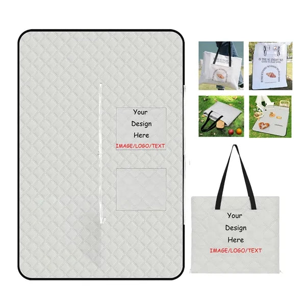2 in 1 Foldable Picnic Mat and Tote bag