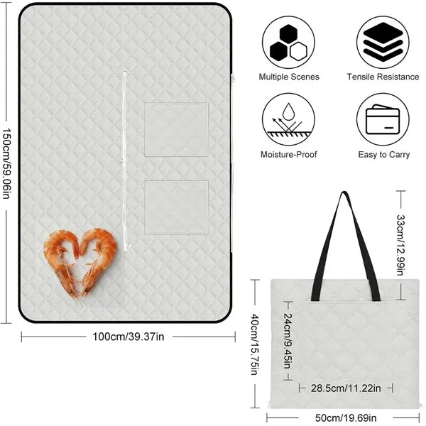 2 in 1 Foldable Picnic Mat and Tote bag
