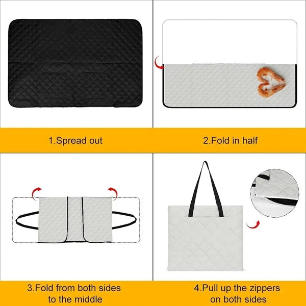 2 in 1 Foldable Picnic Mat and Tote bag