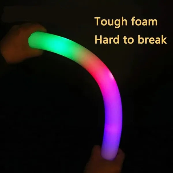 LED Foam Sticks Glow Baton Noisemaker