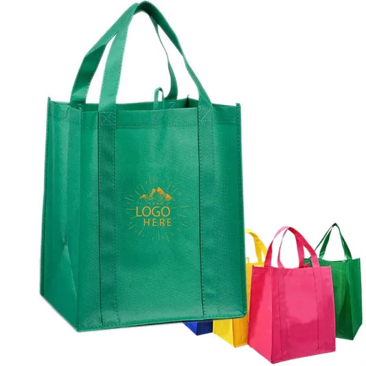 Non-Woven Shopper Tote with Plastic Stability Insert