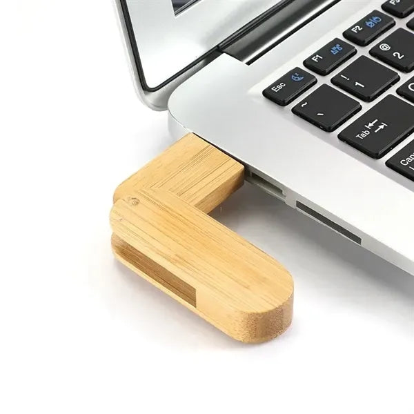 Wooden Rotate Pendrive Swivel USB Memory Stick Flash Drive