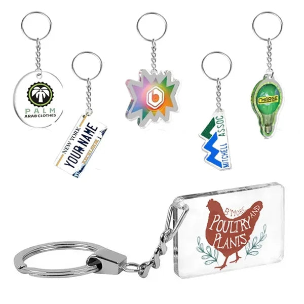 Custom-Shape Acrylic Keychain