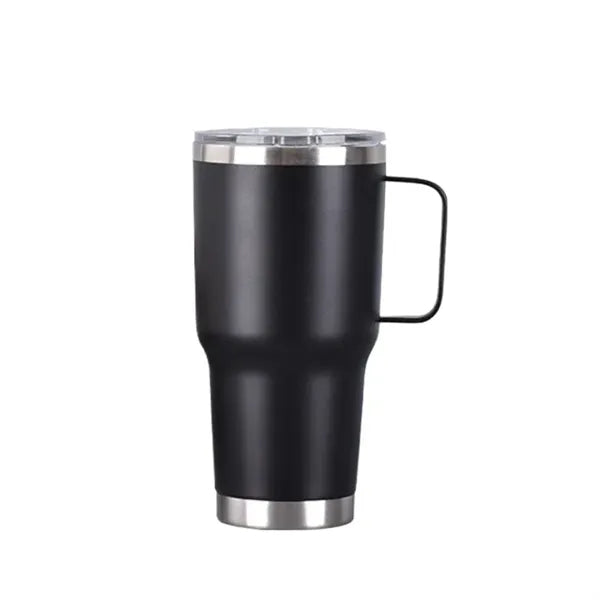 20 oz Stainless Steel Tumbler W/ Lid & Handle