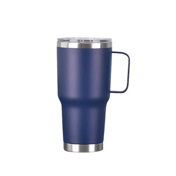 20 oz Stainless Steel Tumbler W/ Lid & Handle