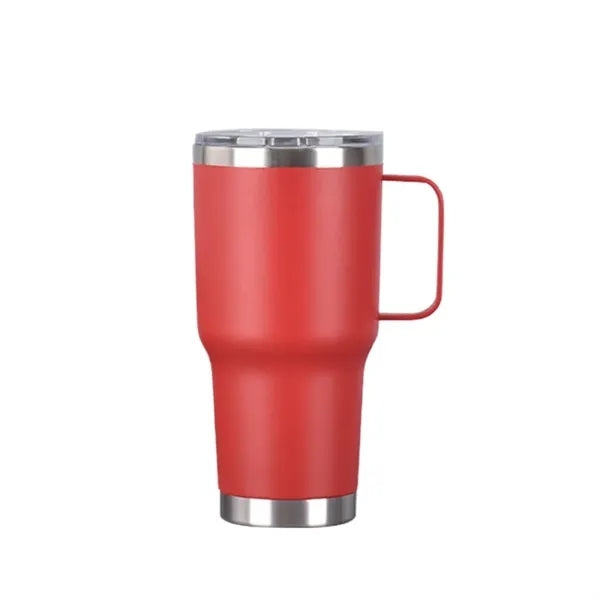 20 oz Stainless Steel Tumbler W/ Lid & Handle
