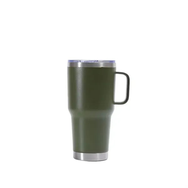 20 oz Stainless Steel Tumbler W/ Lid & Handle