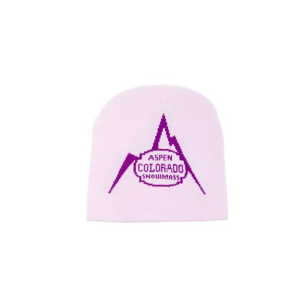 Beanie with Knit in Logo