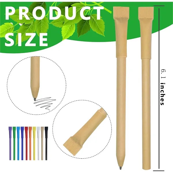 Biodegradable Kraft Paper Eco-Friendly Pen