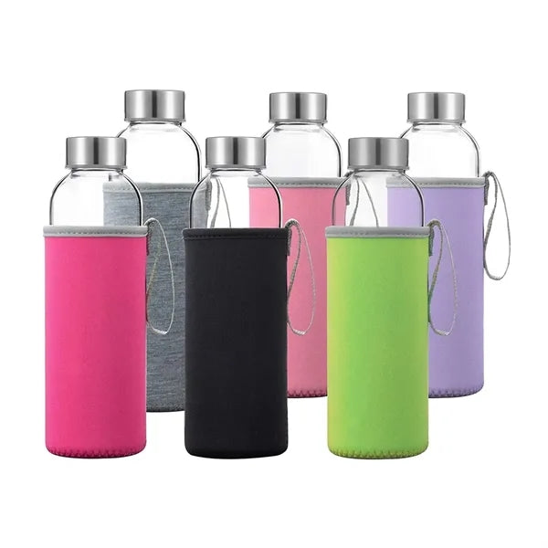 Glass Water Bottle Sleeve 550ML
