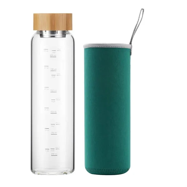 Glass Water Bottle Sleeve 550ML