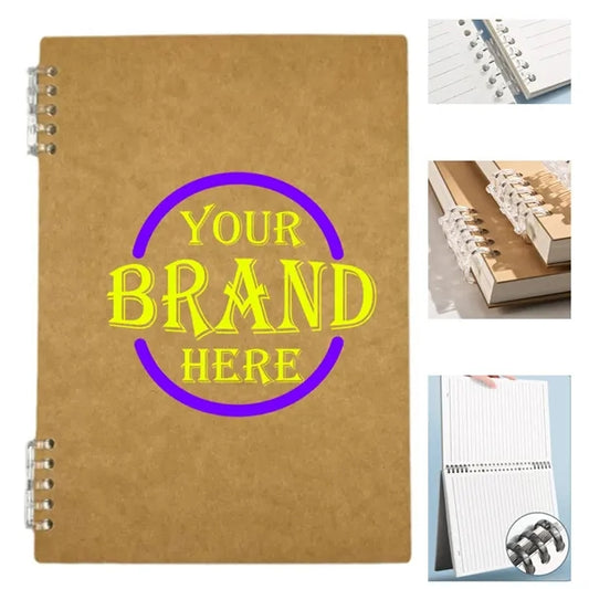 B5 Kraft Cover Spiral Notebook