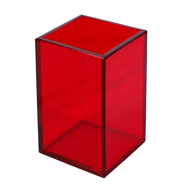 Acrylic Transparent Colorful Pen Holder