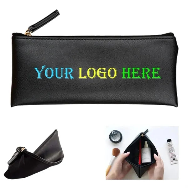 Pu Leather Pencil Bag