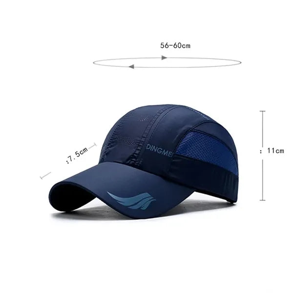 Mesh-Back Trucker Hat for Comfort