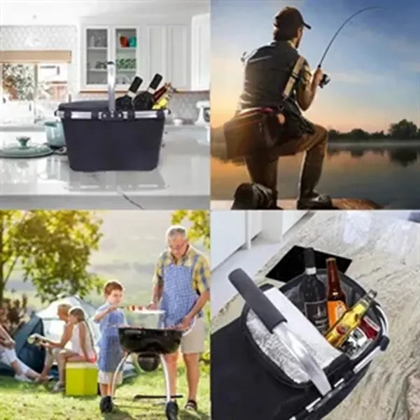 Collapsible Insulated Picnic Basket