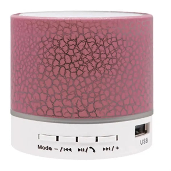 Led Wireless Speaker w/ Cracked Design