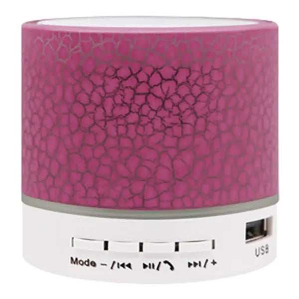 Led Wireless Speaker w/ Cracked Design