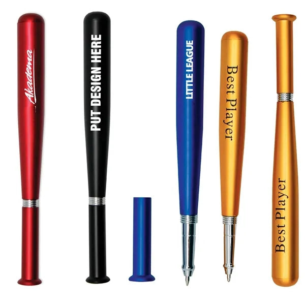 Metallic Baseball Bat Pen