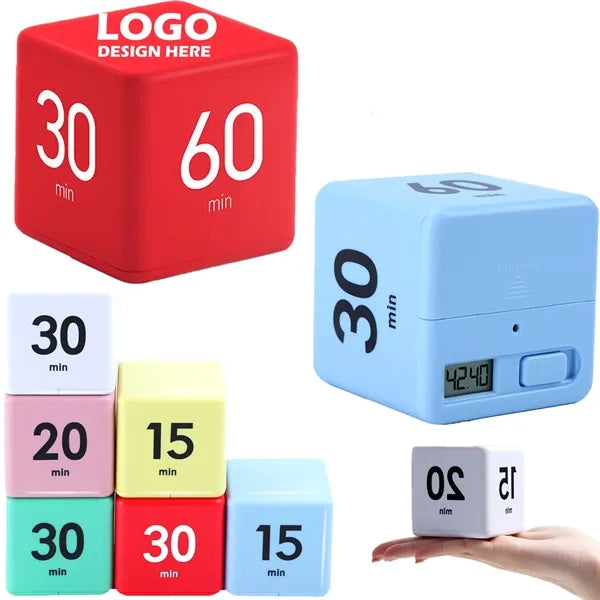 Gravity Sensor Flip Digital Cubic Timer