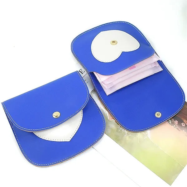 PU Sanitary Napkin Storage Bag For Girls Going Out