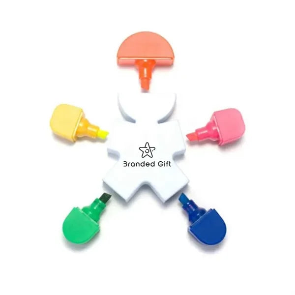 Colorful Multi-headed Fluorescent Pens