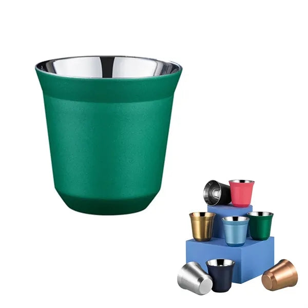 3 oz Double Wall Stainless Steel Cups