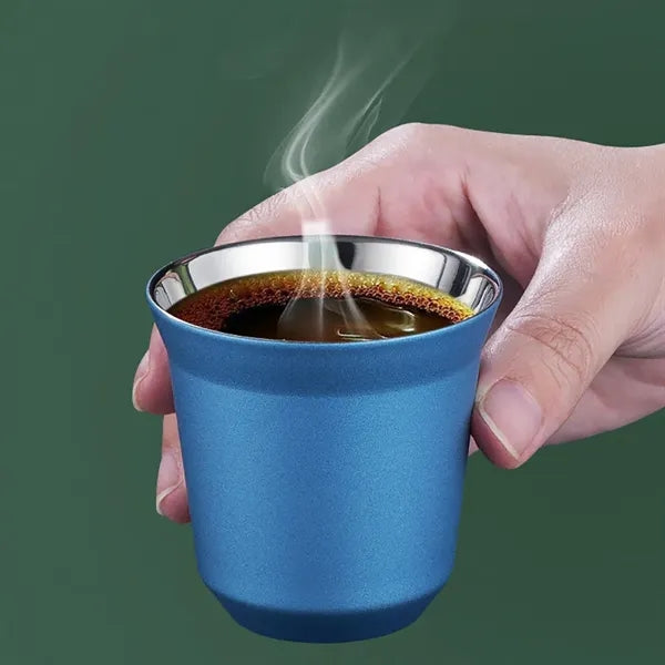 3 oz Double Wall Stainless Steel Cups