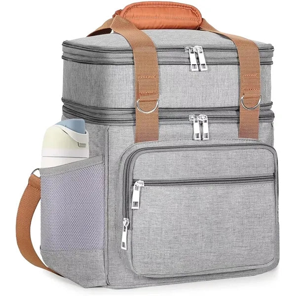 Large Capacity Outdoor Double Insulated Shoulder Bag
