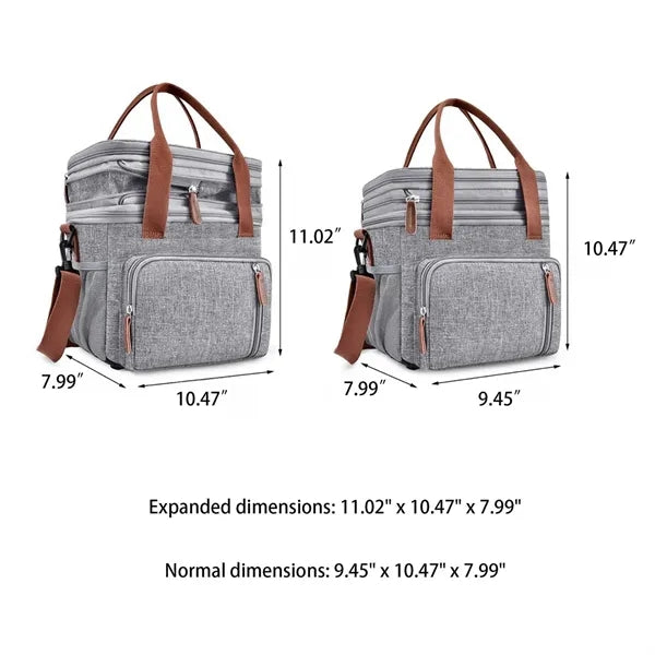Outdoor Large Thermal Insulation Picnic Bag Aluminum Foil