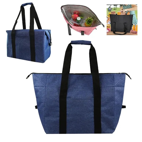Collapsible Zipper Cooler Tote