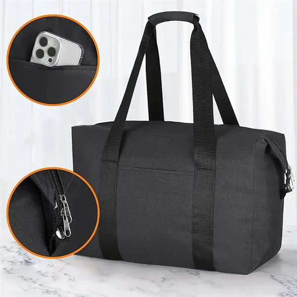 Collapsible Zipper Cooler Tote