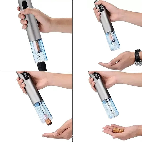 Automatic Wine Opener with Dry Cell Battery & Aluminum Alloy