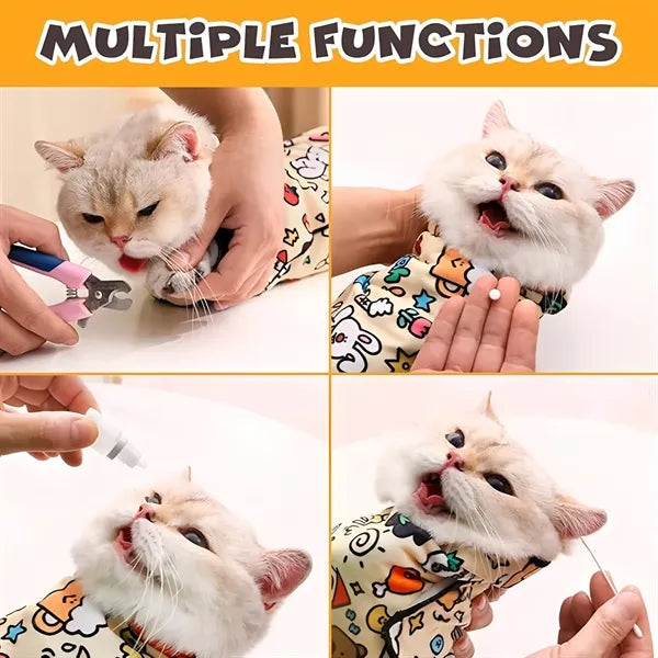 Cat Restraint Wrap for Vet Clinics