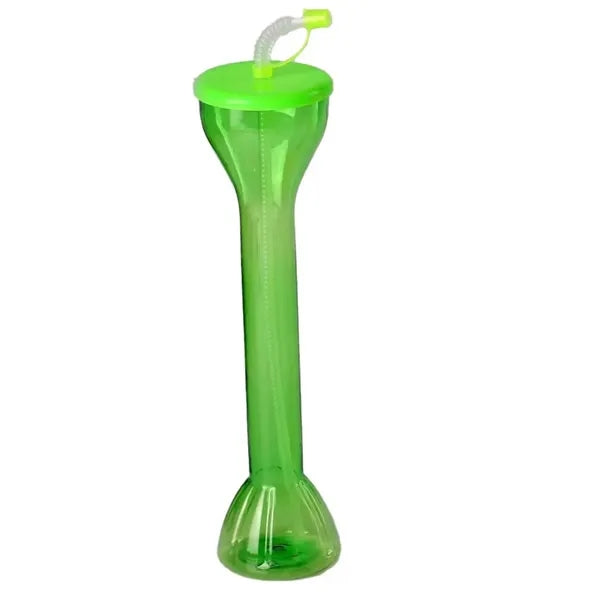 600ML Clear Yard Cup with Straw - OCEAN
