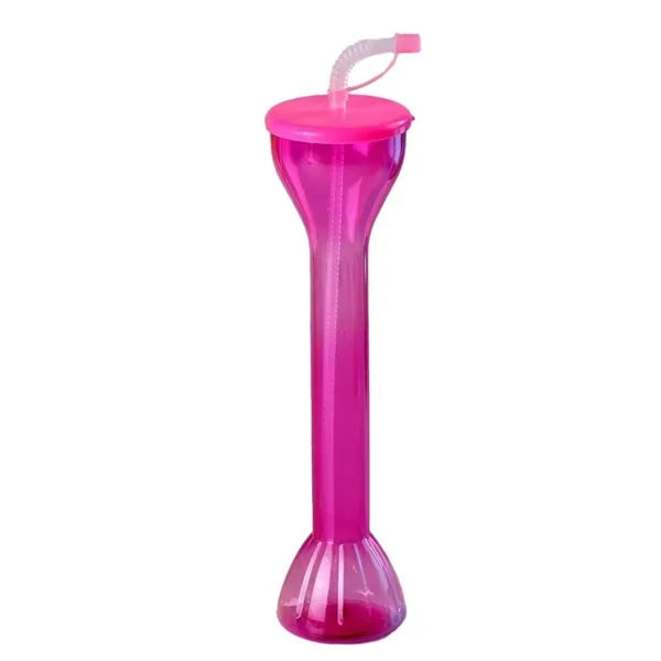600ML Clear Yard Cup with Straw - OCEAN