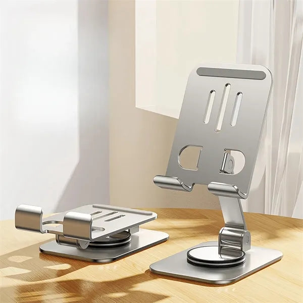 Metal Swivel Adjustable Height Phone Tablet Stand for Desk