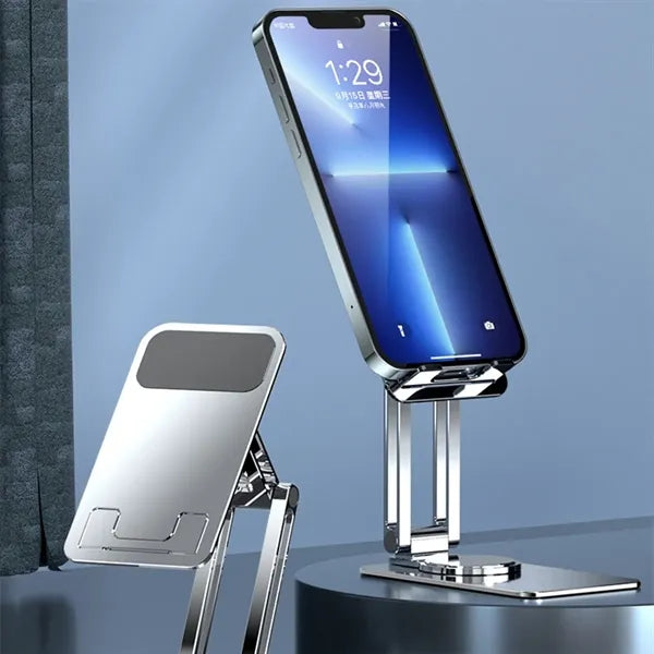 Metal Swivel Adjustable Height Phone Tablet Stand for Desk