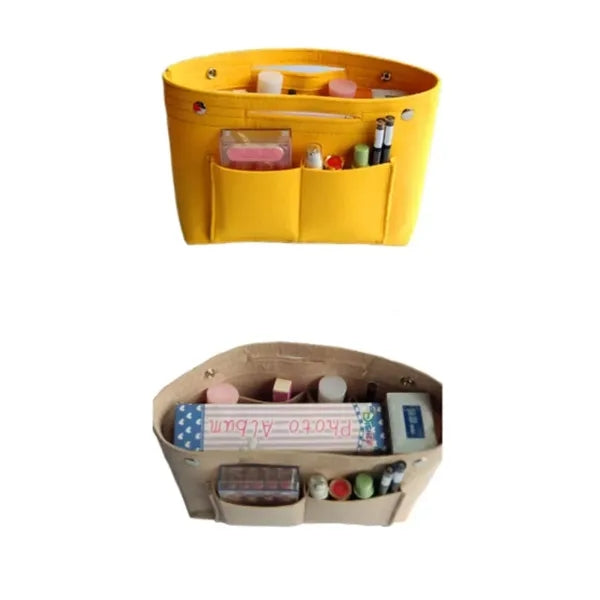 Felt Handbag Cosmetic Bag